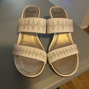 Impo white sandals